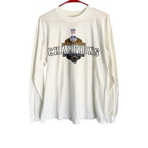 Vintage Y2K NFL St. Louis Rams White Long Sleeve Shirt